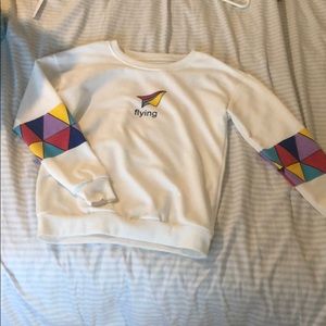 ROMWE Colorful Sweatshirt